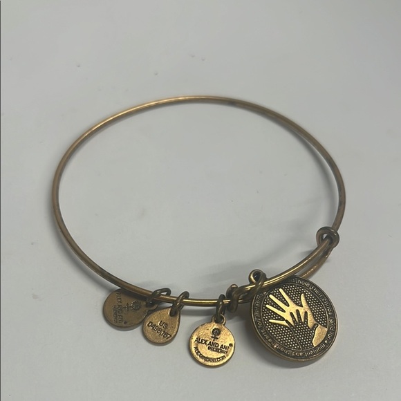 Alex and Ani Hand In Hand Bracelet - Picture 1 of 2
